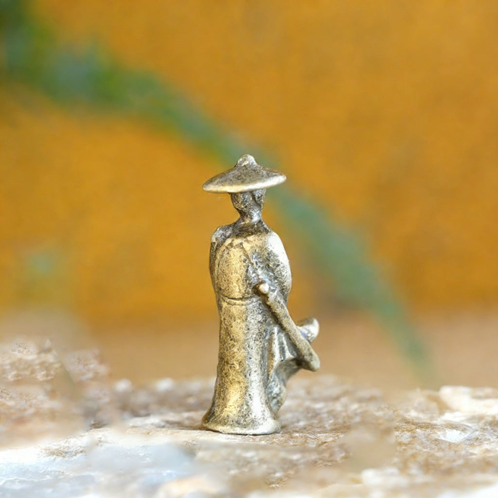 Mini Brass Figurines – Zen Series with Buddha, Bodhidharma, Guanyin, Animals & More – Symbol of Mindfulness | Zen Ara Grove