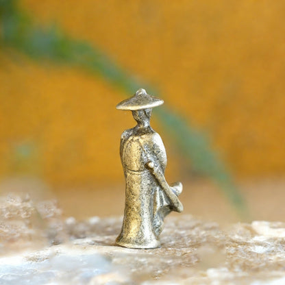 Mini Brass Figurines – Zen Series with Buddha, Bodhidharma, Guanyin, Animals & More – Symbol of Mindfulness | Zen Ara Grove