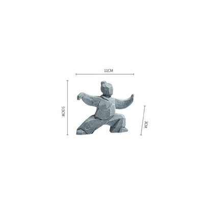 Tai Chi Kung Fu Creative Figurine Set | Zen Ara Grove