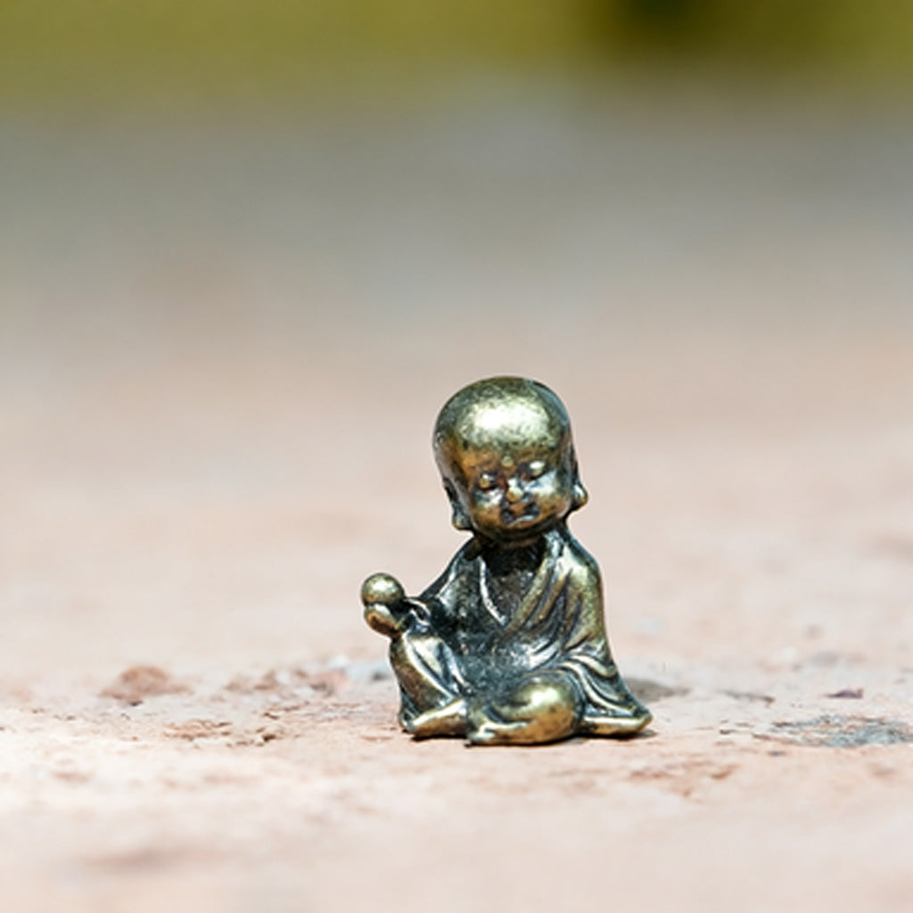 Mini Brass Figurines – Zen Series with Buddha, Bodhidharma, Guanyin, Animals & More – Symbol of Mindfulness | Zen Ara Grove