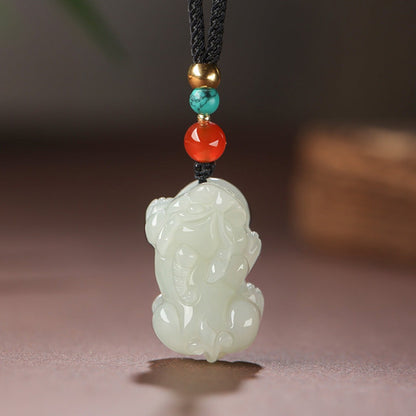 Celestial Hetian Jade Pi Yao Pendant