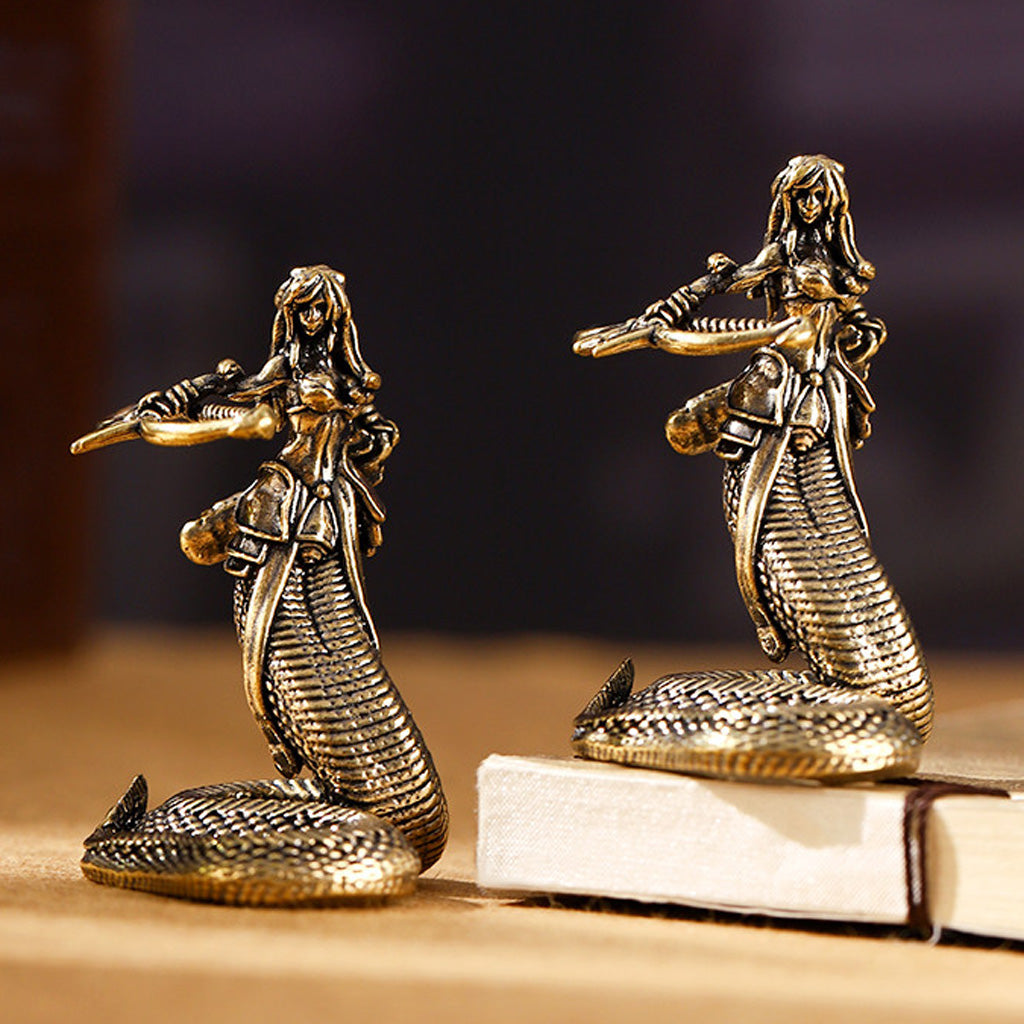 Brass Medusa Figurine – Mythical Guardian of Power and Mystery | Zen Ara Grove
