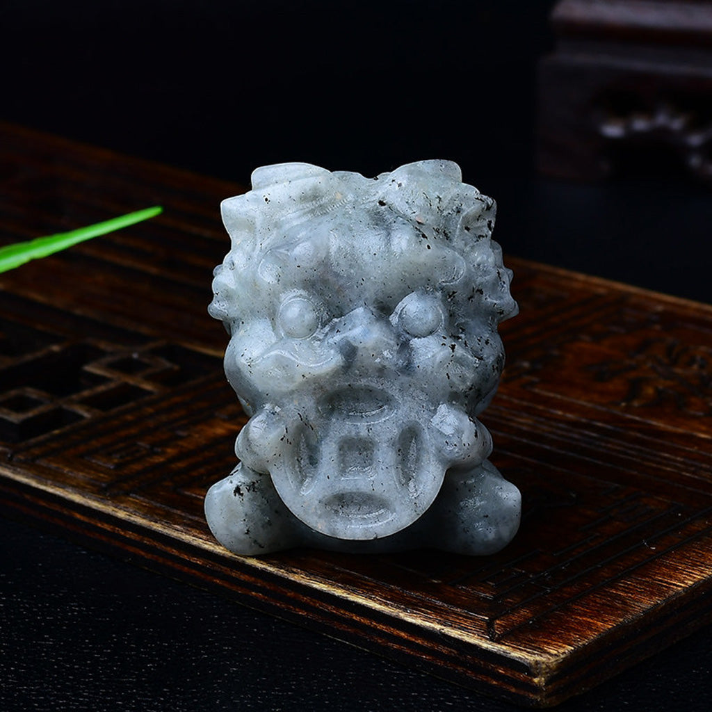 Crystal Pixiu Hand‑Carved Figurine — Meaning of Prosperity & Protection | Zen Ara Grove