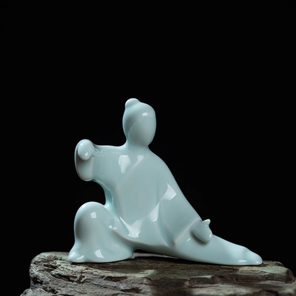 Ceramic Tai Chi Kung Fu Sculpture – The Art of Yin and Yang | Zen Ara Grove