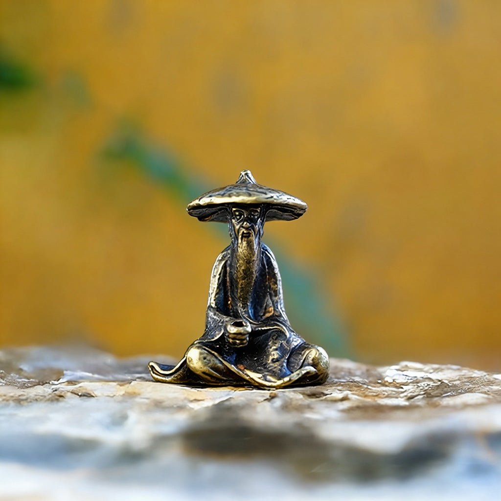 Mini Brass Figurines – Zen Series with Buddha, Bodhidharma, Guanyin, Animals & More – Symbol of Mindfulness | Zen Ara Grove
