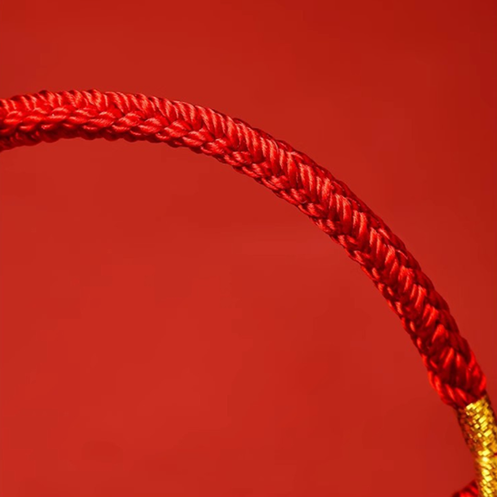 Handwoven Red Cord Bracelet – Symbol of Luck and Protection | Zen Ara Grove