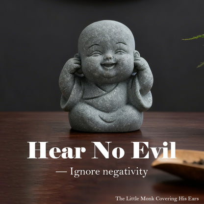 Limited-Time Offer — The Four Little Zen Monks 4-Piece Set | Save 60% | Zen Ara Grove