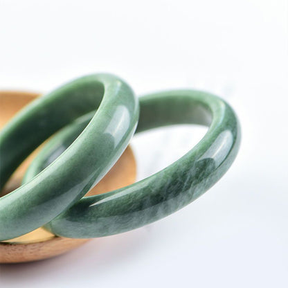 Limited Time Offer · Harmony Charm – Green Jade Bangle of Luck and Peace | Zen Ara Grove