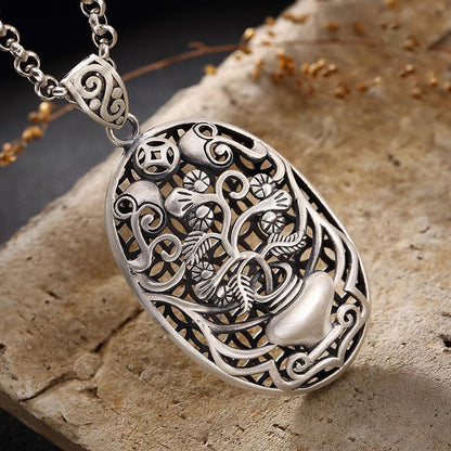 Meditative Plant Pendant – Simple Grace, Deep Calm | Zen Ara Grove
