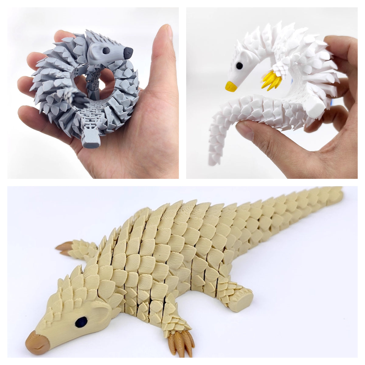 Fully Articulated Pangolin Fidget – Movable Scales, Calming Touch | Zen Ara Grove
