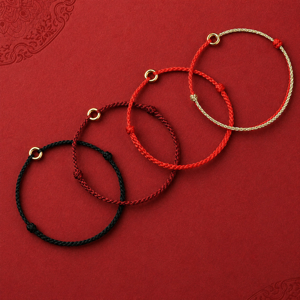 Adjustable Hand-Braided Circle Bracelet or Anklet — Balance & Connection