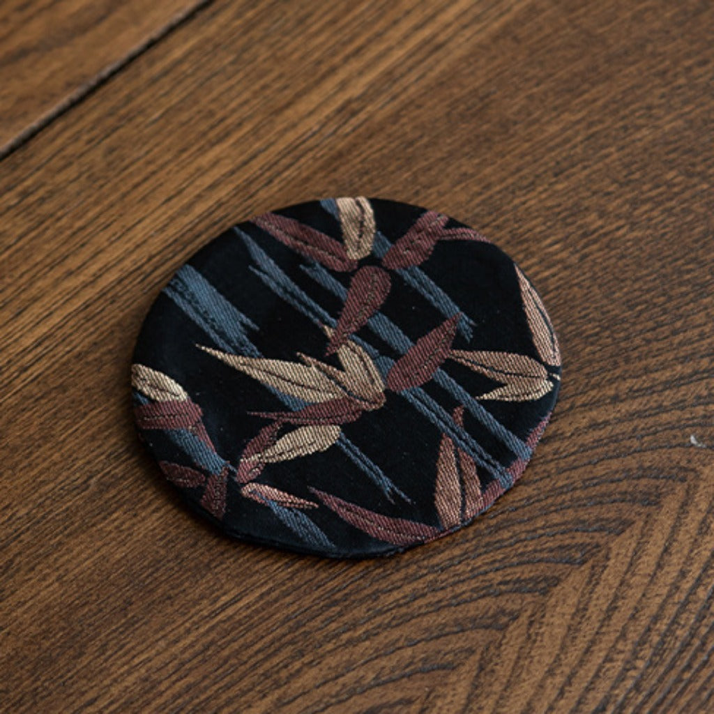 Bamboo Leaf Wood Coaster - Zen Tea Mat