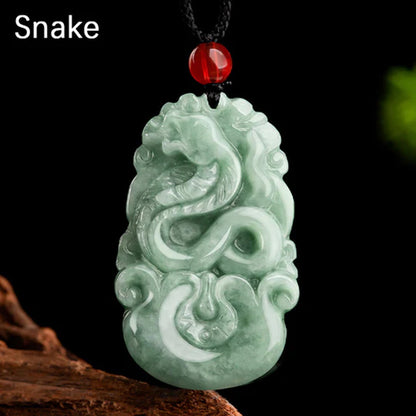Chinese Zodiac Jade Pendant – Eternal Blessing & Protection | Zen Ara Grove
