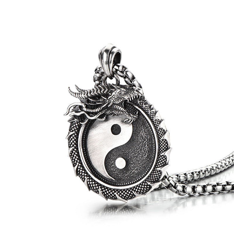 Yin-Yang Dragon Pendant｜Harmony & Protection | Zen Ara Grove
