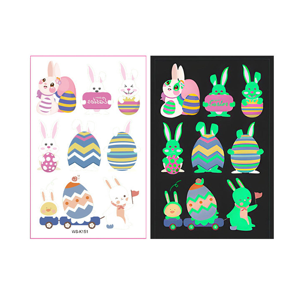 Glow‑in‑the‑Dark Easter Tattoo Stickers – Fun & Creativity | Zen Ara Grove