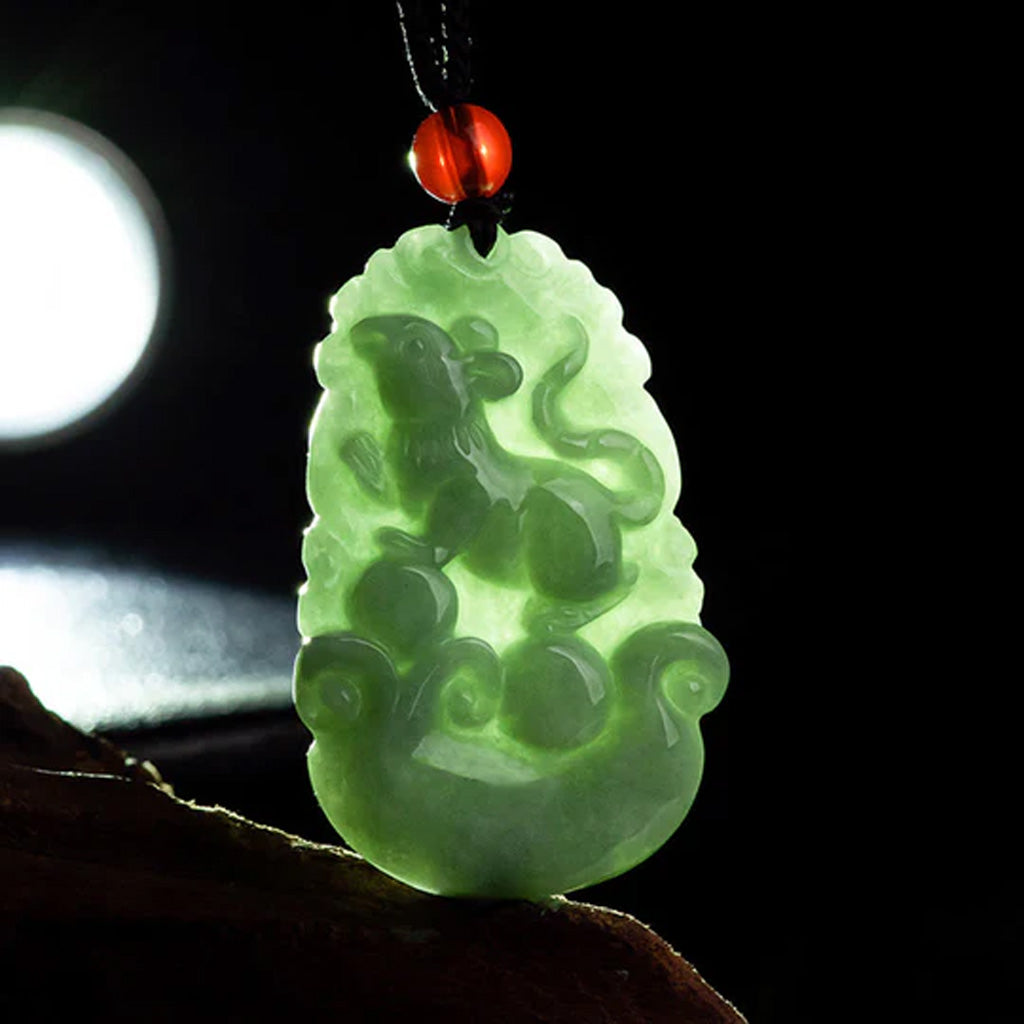 Chinese Zodiac Jade Pendant – Eternal Blessing & Protection | Zen Ara Grove