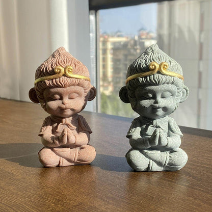 Middle Finger Wukong Figurine｜ Zen Ara Grove