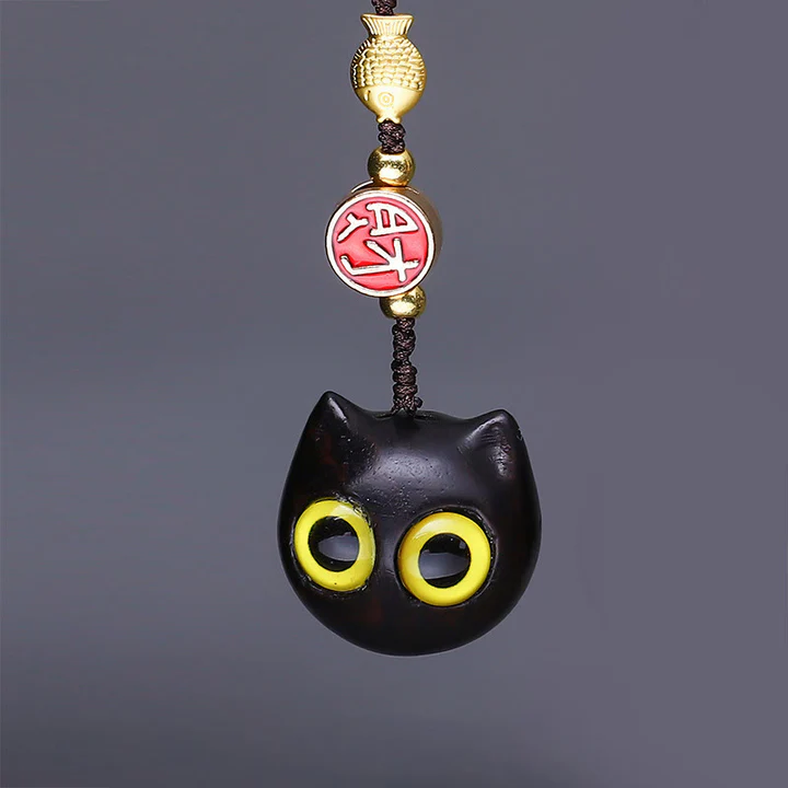 TODAY ONLY! Green Sandalwood Mini Cute Animal Rabbit Cat Deer Whale Prosperity Phone Hanging Decorations| Zen Ara Grove