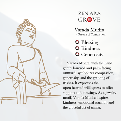 Mini Zen Buddha Statue – Handcrafted Purple Clay Ceramic with Golden Touch of Serenity | Zen Ara Grove