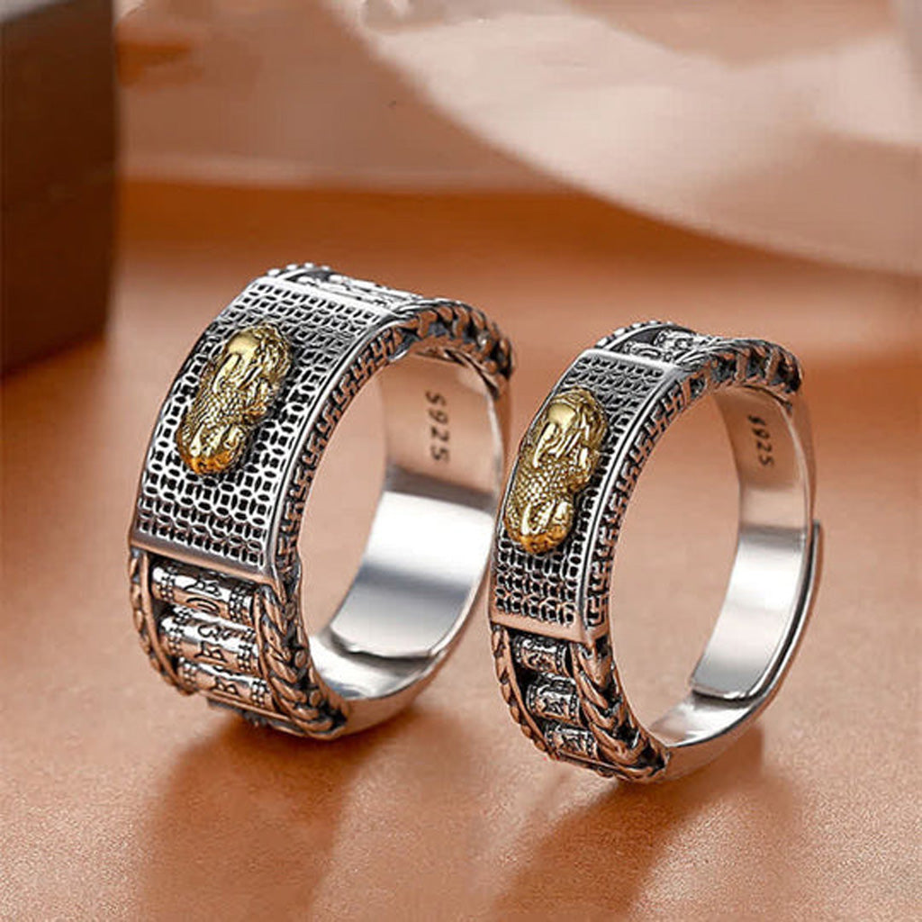 Adjustable Pixiu Ring – Symbol of Fortune | Zen Ara Grove