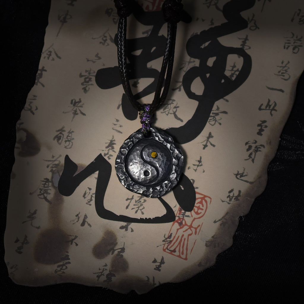 999 Silver Handcrafted Yin-Yang Necklace – Harmony & Blessing | Zen Ara Grove