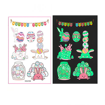Glow‑in‑the‑Dark Easter Tattoo Stickers – Fun & Creativity | Zen Ara Grove
