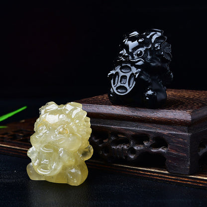 Crystal Pixiu Hand‑Carved Figurine — Meaning of Prosperity & Protection | Zen Ara Grove