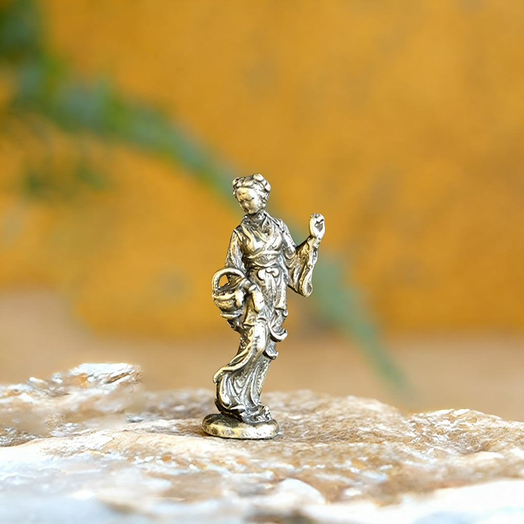 Mini Brass Figurines – Zen Series with Buddha, Bodhidharma, Guanyin, Animals & More – Symbol of Mindfulness | Zen Ara Grove