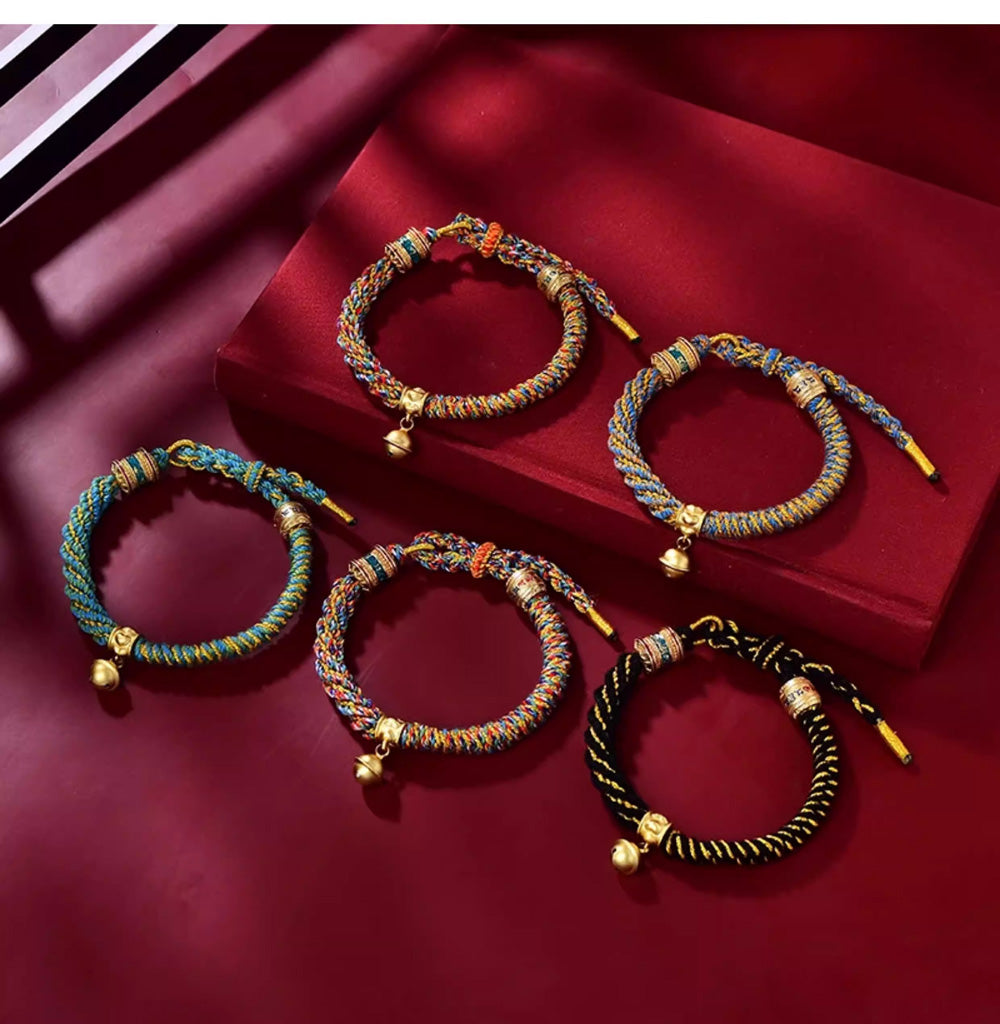 Hand‑Woven Blessing Bracelet – Color Options Symbolizing Peace and Protection | Zen Ara Grove