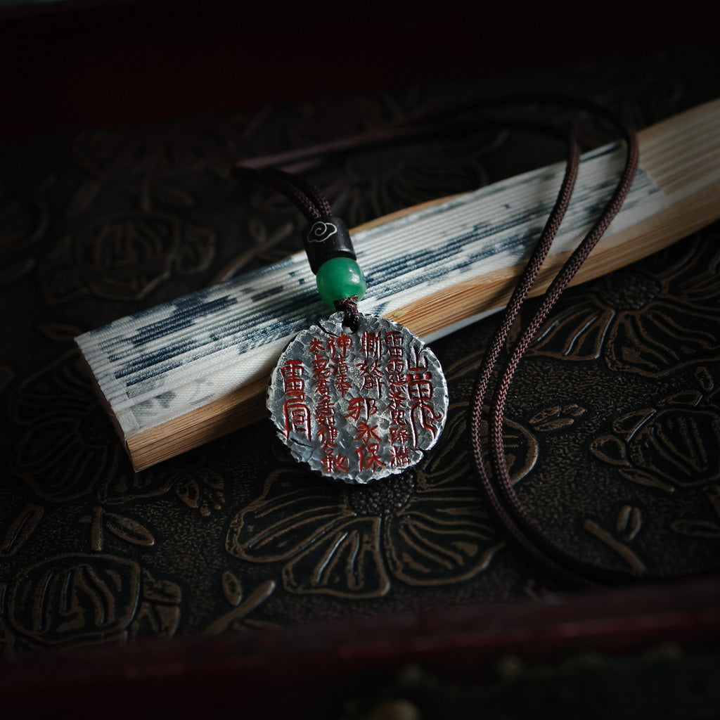 999 Pure Silver Handcrafted Tai Chi Bagua Pendant Necklace – Protection & Harmony | Zen Ara Grove