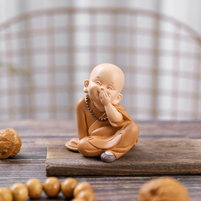 Cute Zen Monk Figurines| Zen Ara Grove