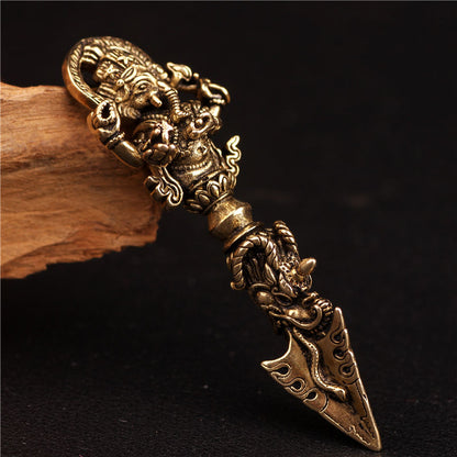 Ganesha Vajra — Wisdom & Protection Talisman | Zen Ara Grove