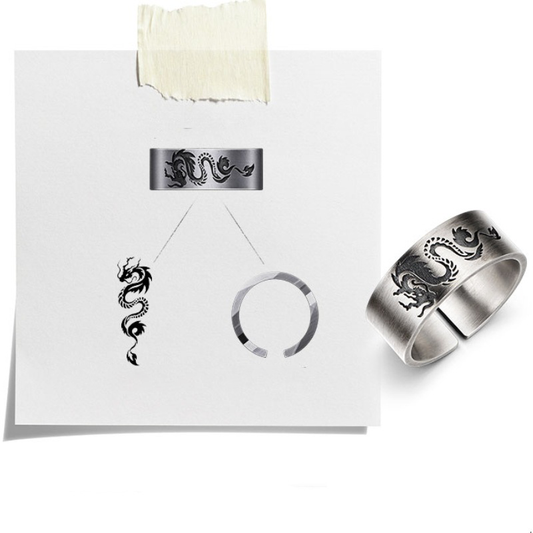 Dragon Silver Ring – Symbol of Power, Protection & Renewal | Zen Ara Grove