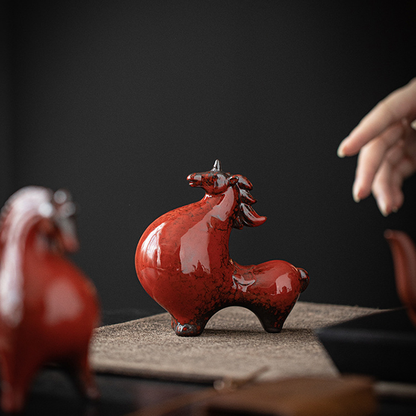 Tang Dynasty Ceramic Horse Figurine | Zen Ara Grove