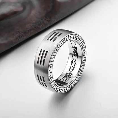 Ancient Script Taiji Ring – Yin Yang Symbol of Balance  | Zen Ara Grove
