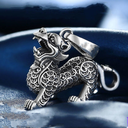 Rising Pixiu Necklace – Attract Fortune & Guard Energy | Zen Ara Grove