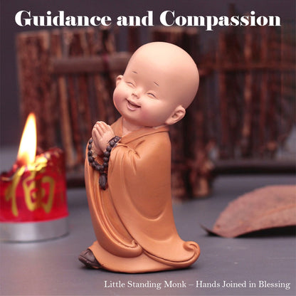 Cute Zen Monk Figurines| Zen Ara Grove