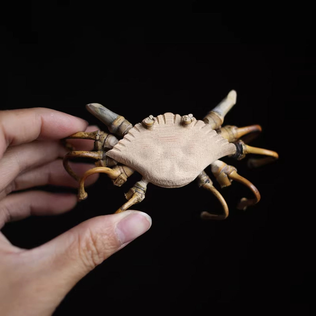 Handcrafted Bamboo Crab Sculpture – Eco-Friendly Symbol of Strength | Zen Ara Grove