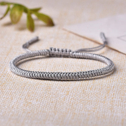 Handmade Multi-Color Diamond Knot Rope Bracelet – Colors Carrying Good Fortune | Zen Ara Grove