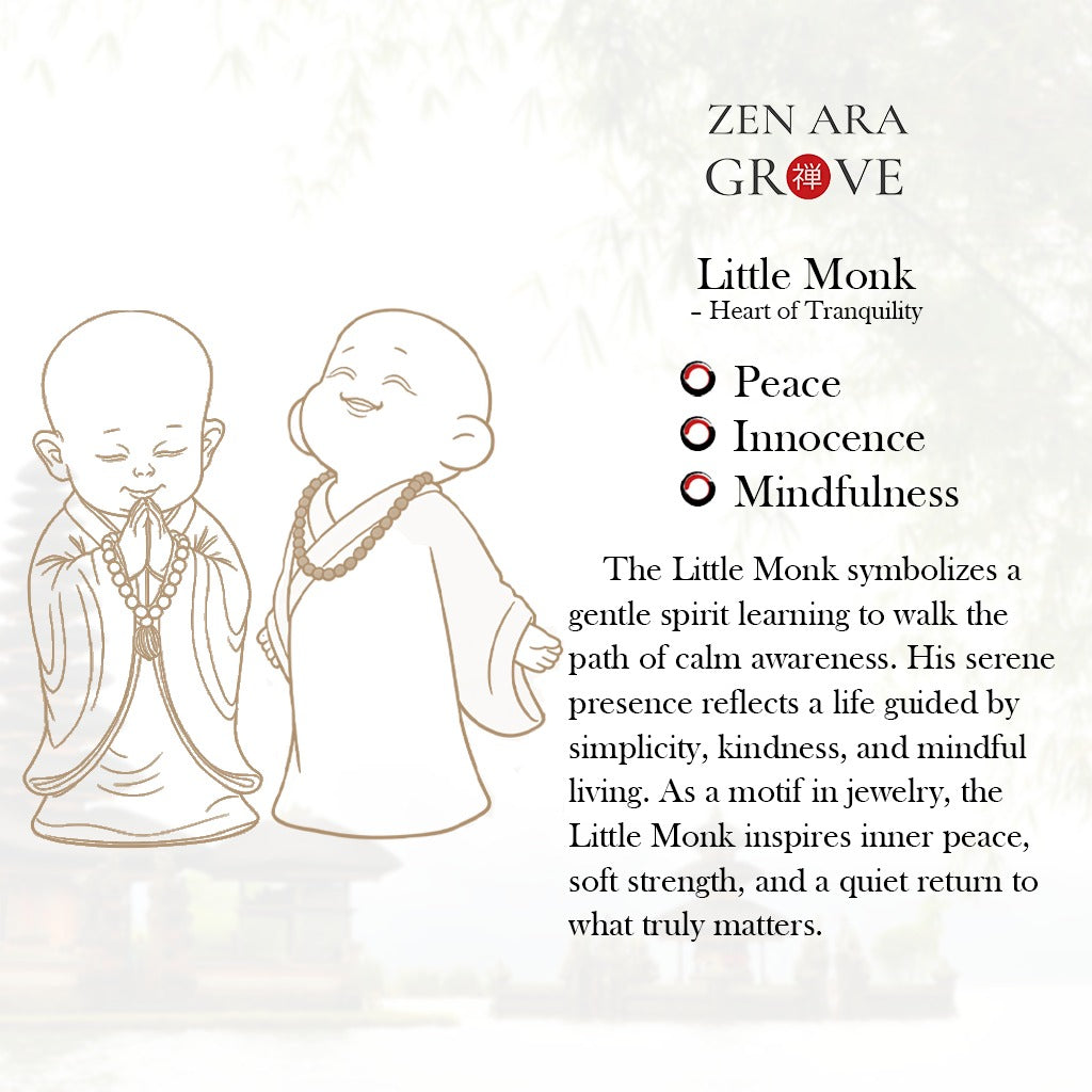 Cute Zen Monk Figurines| Zen Ara Grove