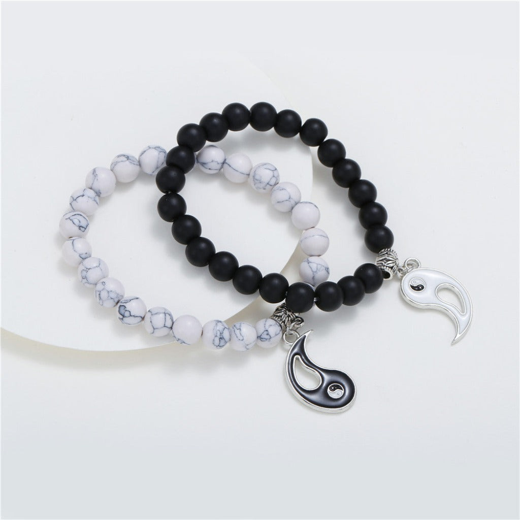Yin-Yang Harmony Bracelet – Balance of Light and Shadow | Zen Ara Grove