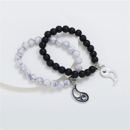 Yin-Yang Harmony Bracelet – Balance of Light and Shadow | Zen Ara Grove