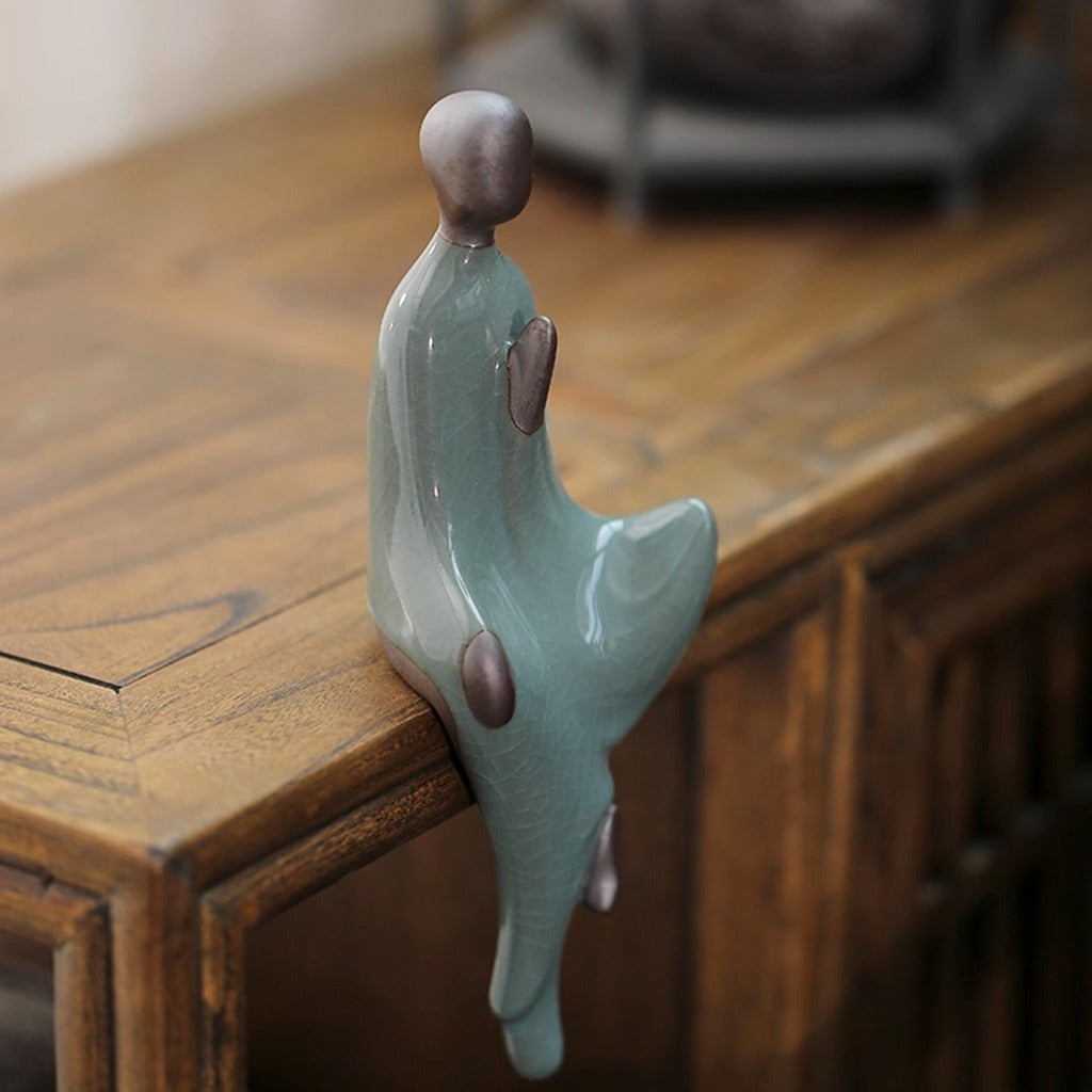 Porcelain Formless Buddha Figurine – Zen Style Mindfulness Sculpture | Zen Ara Grove