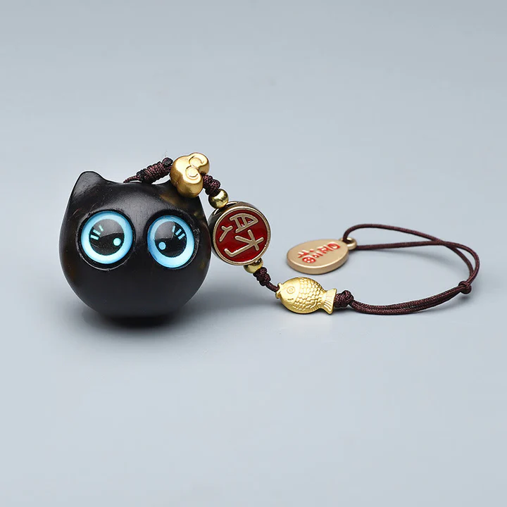TODAY ONLY! Green Sandalwood Mini Cute Animal Rabbit Cat Deer Whale Prosperity Phone Hanging Decorations| Zen Ara Grove