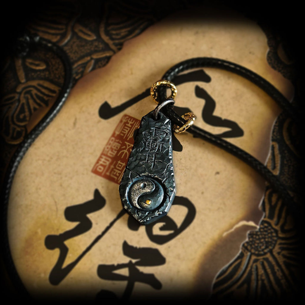 Handcrafted Copper Taiji Medallion with Big Dipper – Balance & Pure Mind | Zen Ara Grove