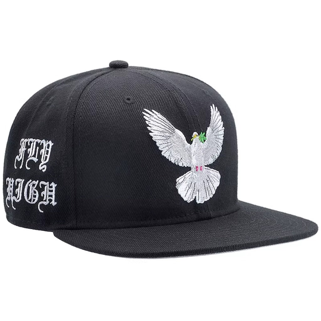 Peace Dove Olive Branch Embroidered Hat – Casual Style, Timeless Message | Zen Ara Grove