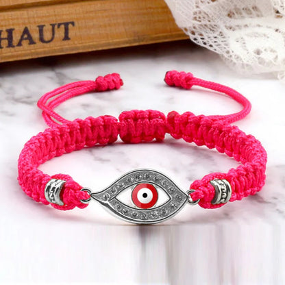 Adjustable Evil Eye Cord Bracelet – Ward Off Negativity, Invite Good Fortune | Zen Ara Grove