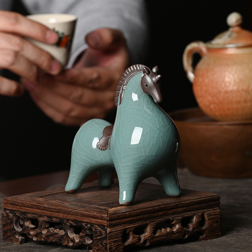 Tang Dynasty Ceramic Horse Figurine | Zen Ara Grove