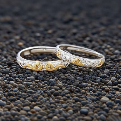 Wukong Golden Band Ring｜Bound Yet Unbroken | Zen Ara Grove