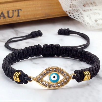 Adjustable Evil Eye Cord Bracelet – Ward Off Negativity, Invite Good Fortune | Zen Ara Grove